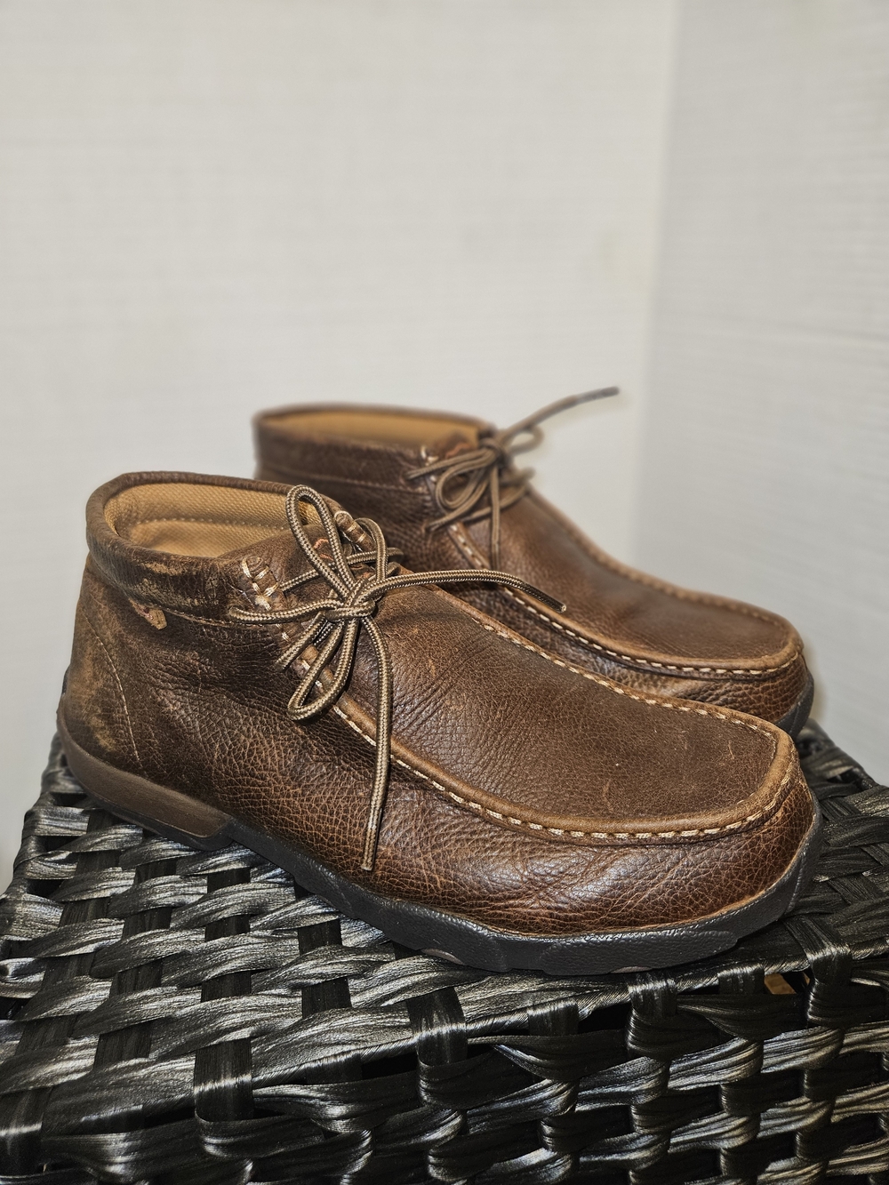 Twisted X Men's Dark Brown Leather Chukka Boots